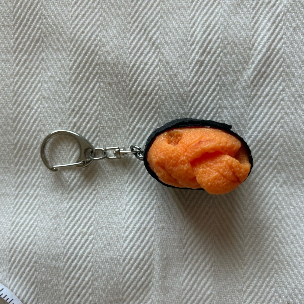Sushi Roll Key Chain Key Ring Backpack Decoration